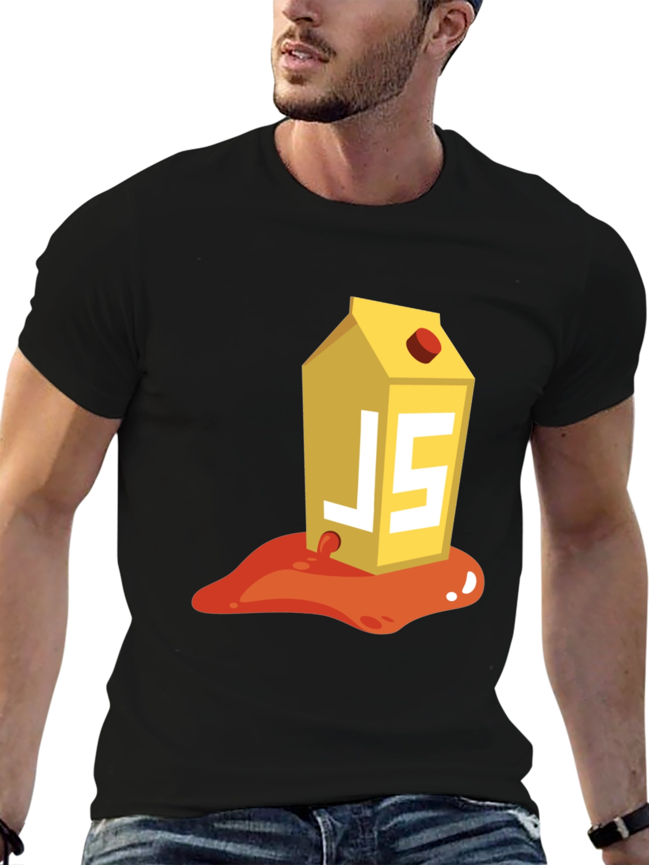 JS Juice Box T-Shirt - Coding Humor Tee