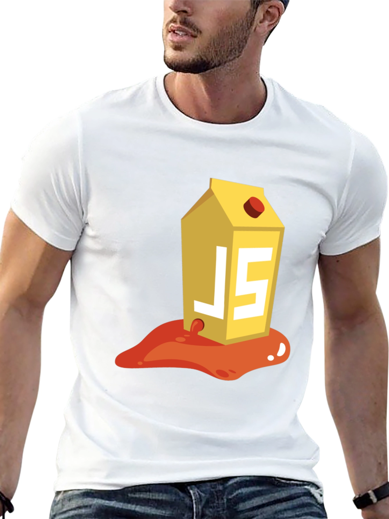 JS Juice Box T-Shirt - Coding Humor Tee