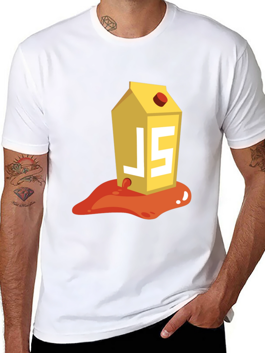 JS Juice Box T-Shirt - Coding Humor Tee