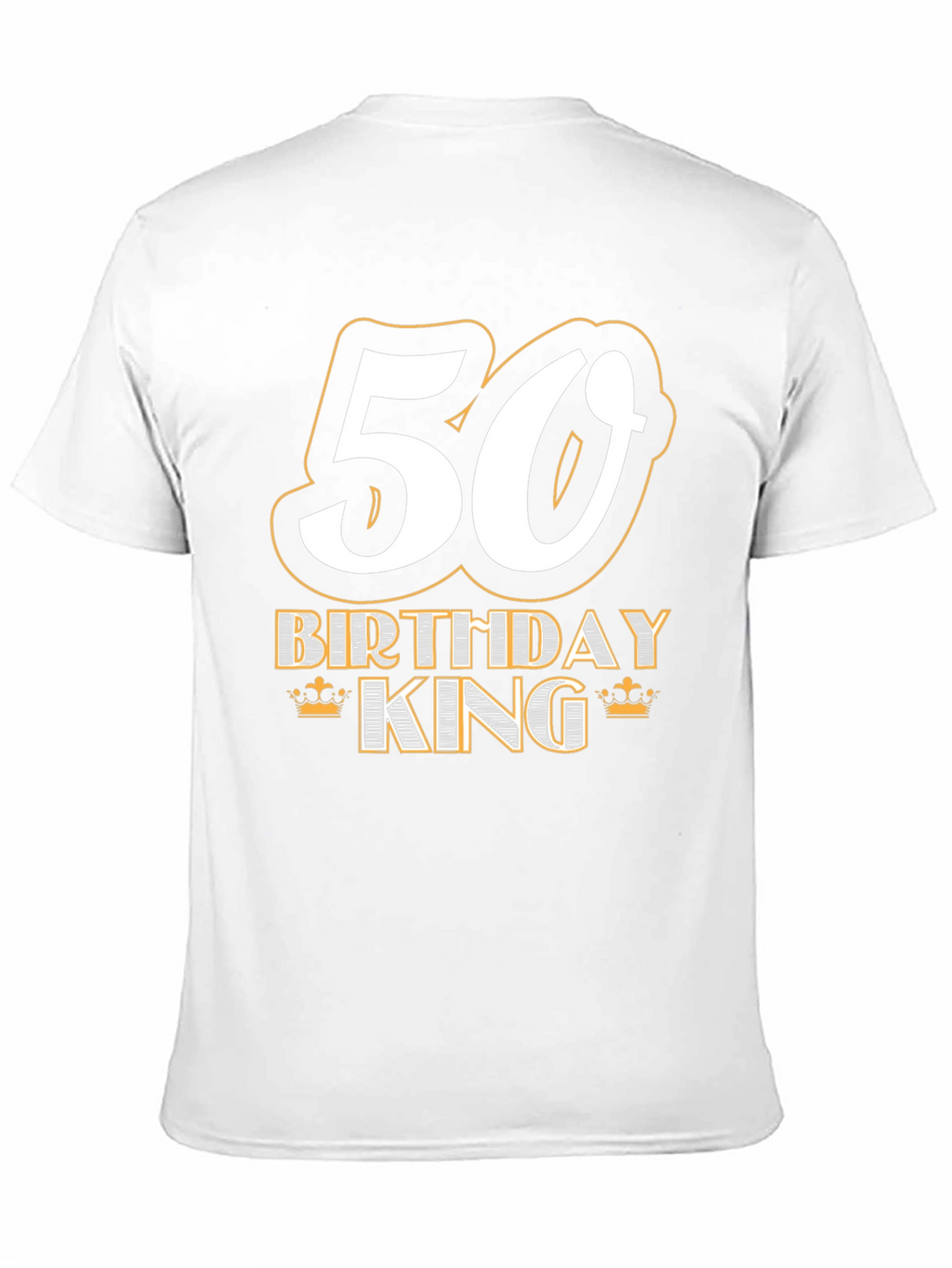 50th Birthday King T-Shirt - Black