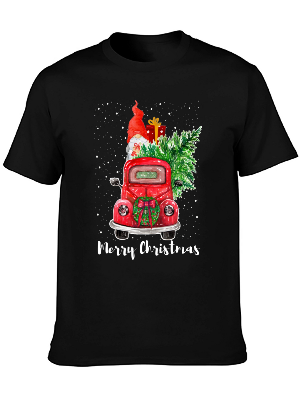 Merry Christmas Truck Graphic Tee