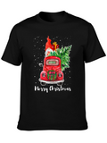 Merry Christmas Truck Graphic Tee