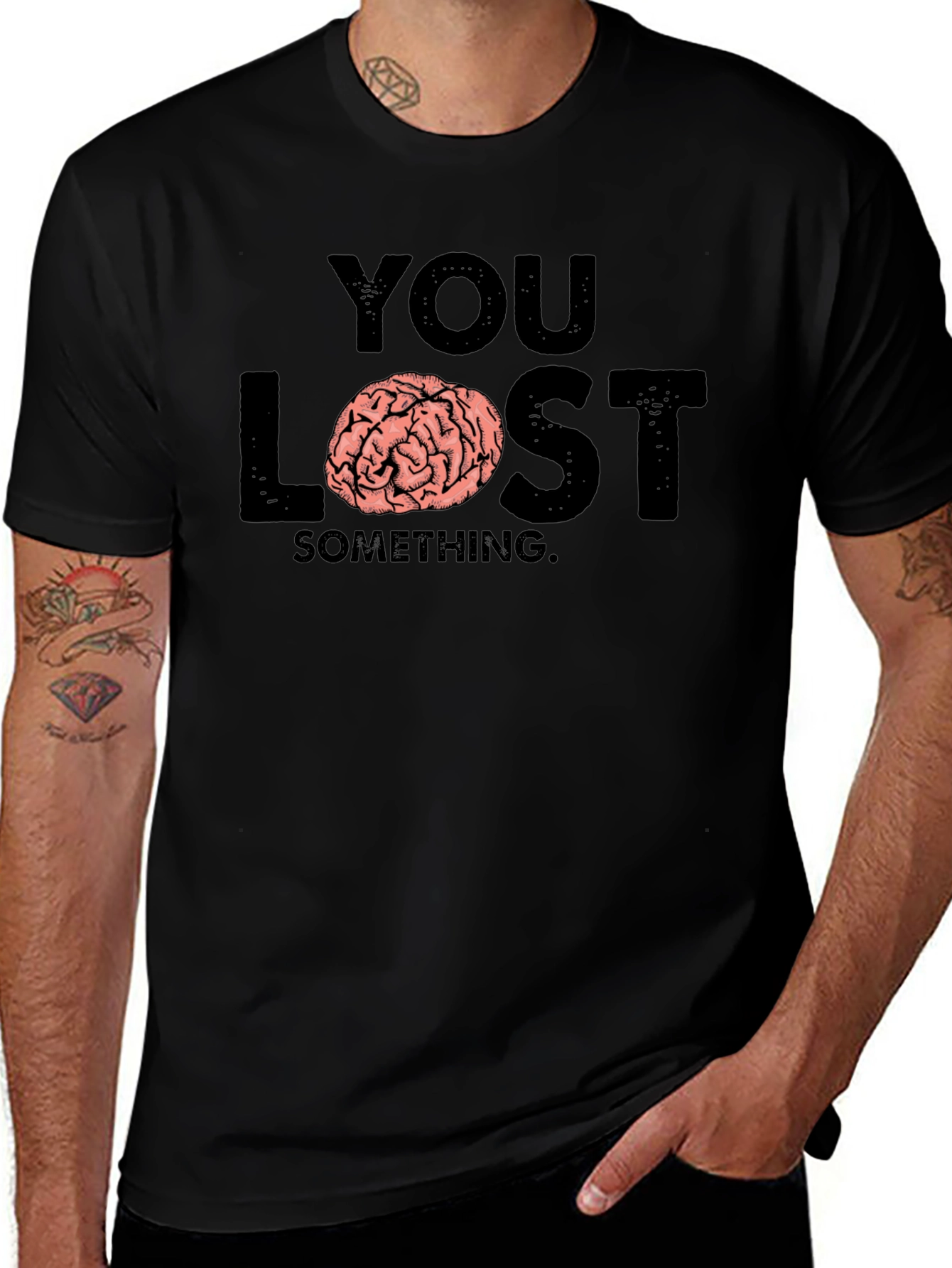 Funny Brain Loss Graphic T-Shirt
