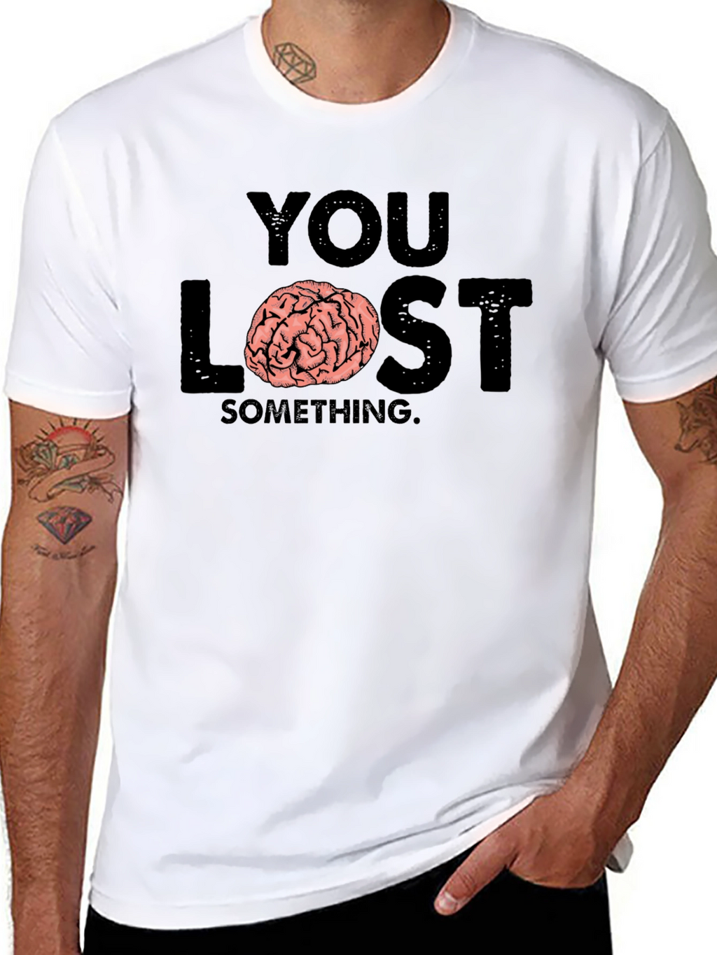 Funny Brain Loss Graphic T-Shirt
