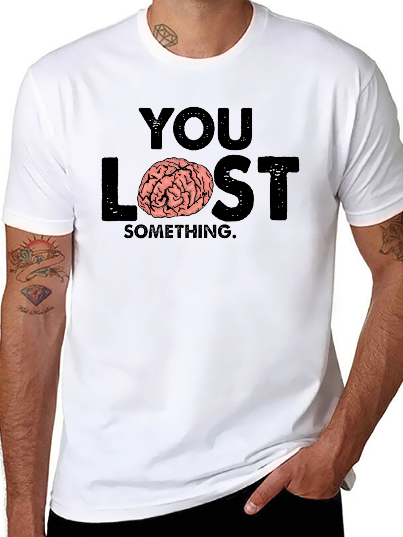 Funny Brain Loss Graphic T-Shirt