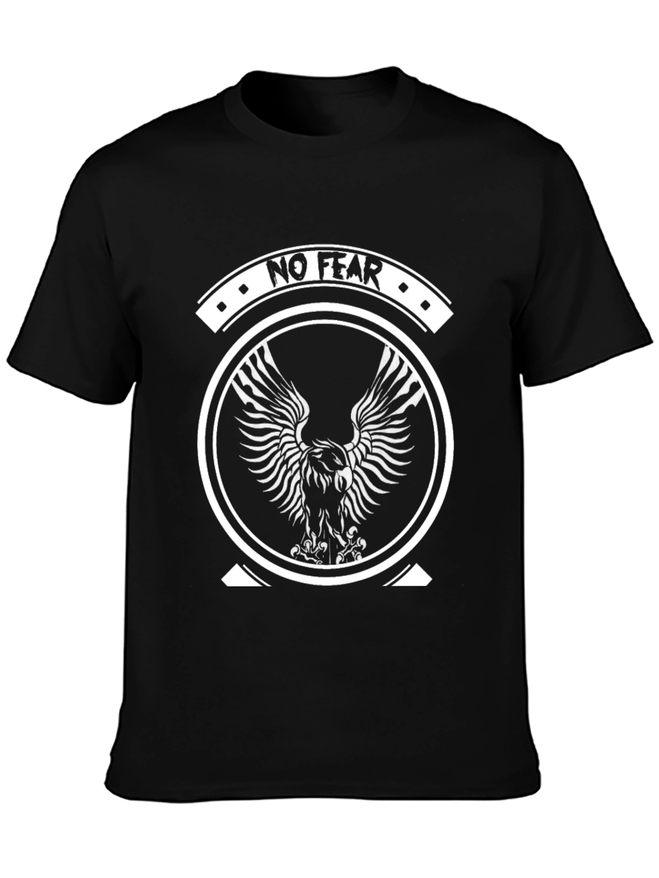 No Fear Eagle Graphic Black T-Shirt