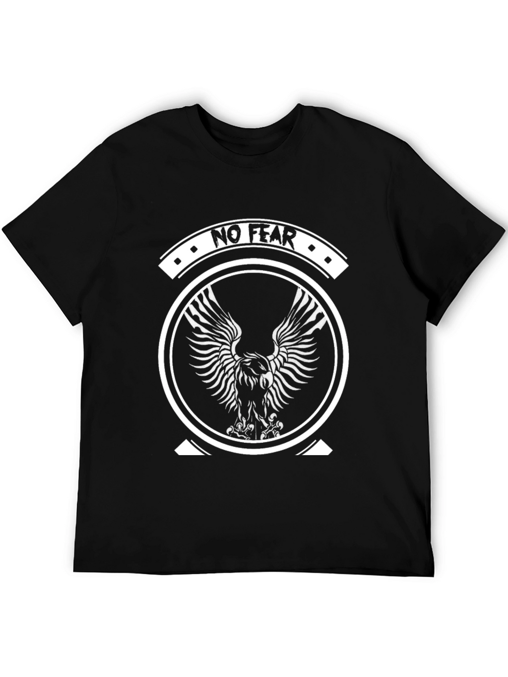 No Fear Eagle Graphic Black T-Shirt
