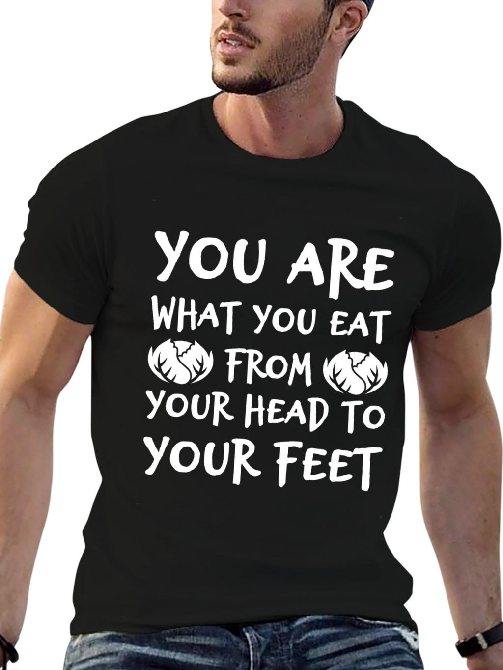 You Are What You Eat Cabbage Graphic T-Shirt