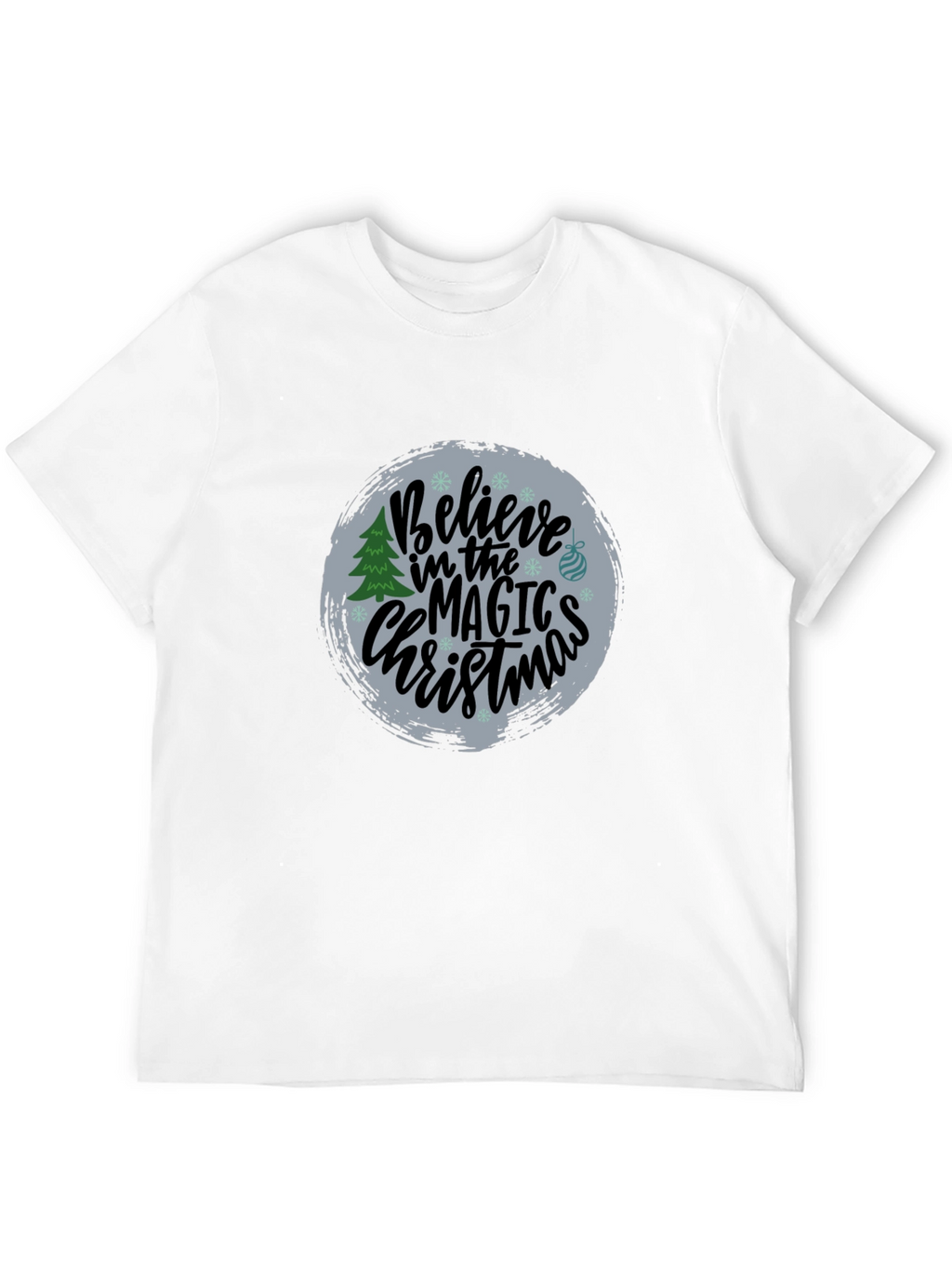 Believe in the Magic of Christmas Black T-Shirt