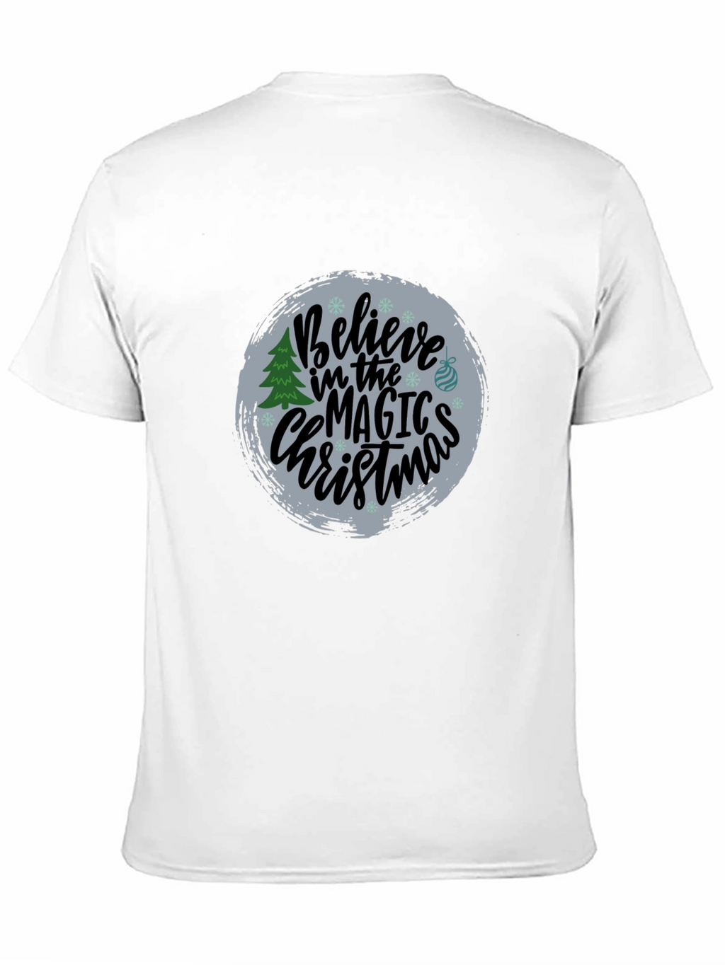 Believe in the Magic of Christmas Black T-Shirt