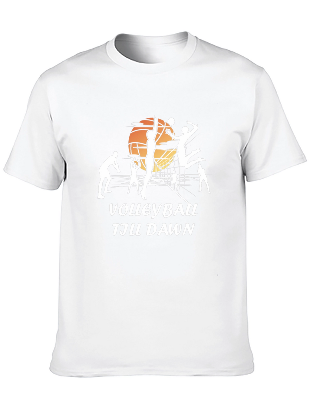 Volleyball Till Dawn T-Shirt - Stylish Graphic Tee