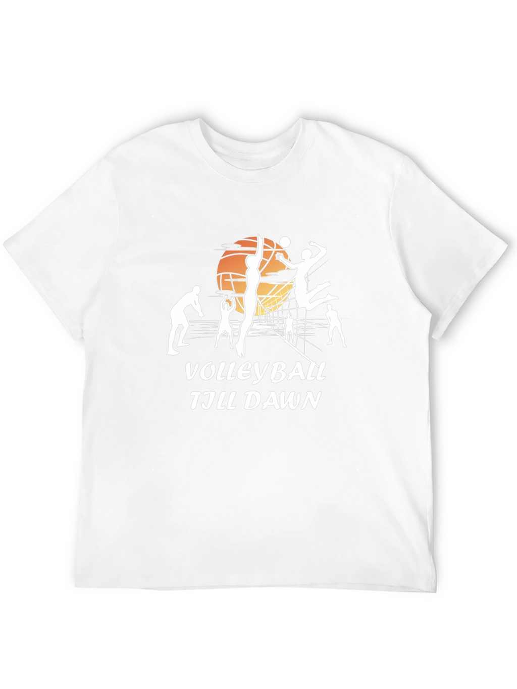 Volleyball Till Dawn T-Shirt - Stylish Graphic Tee
