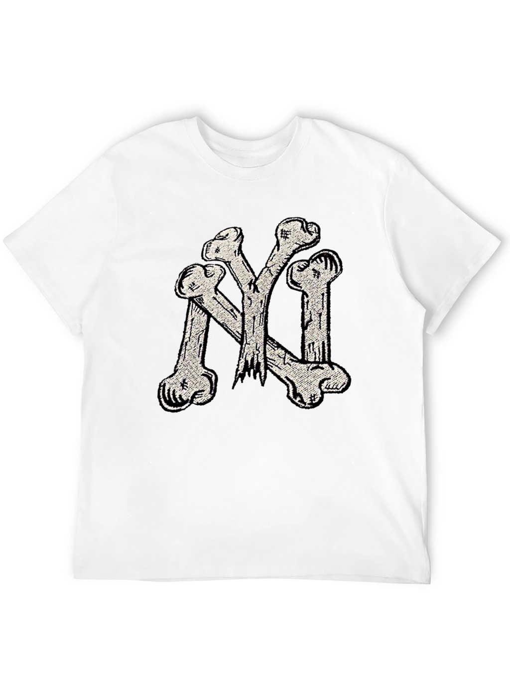 Bone NY Tee - Black Cotton Graphic T-Shirt