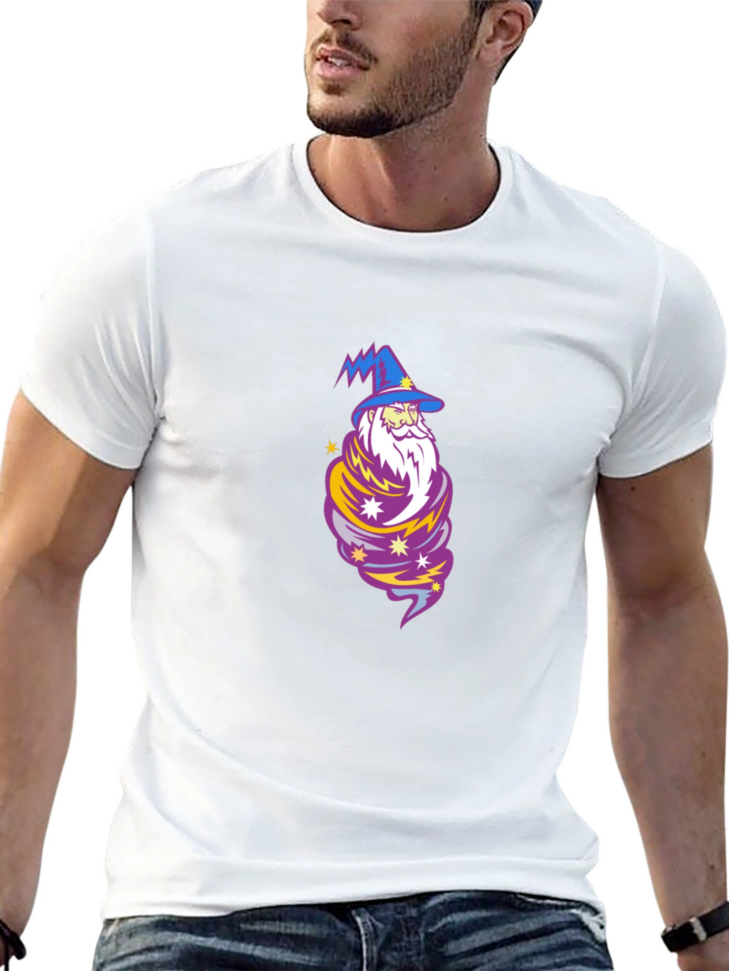 Wizard Tornado Graphic T-Shirt