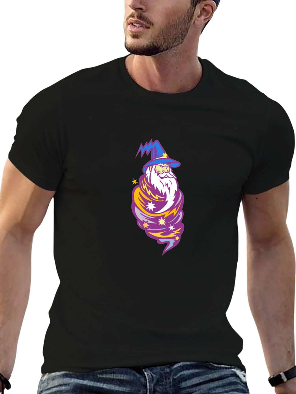 Wizard Tornado Graphic T-Shirt