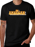 All American Retro Graphic Tee - Black