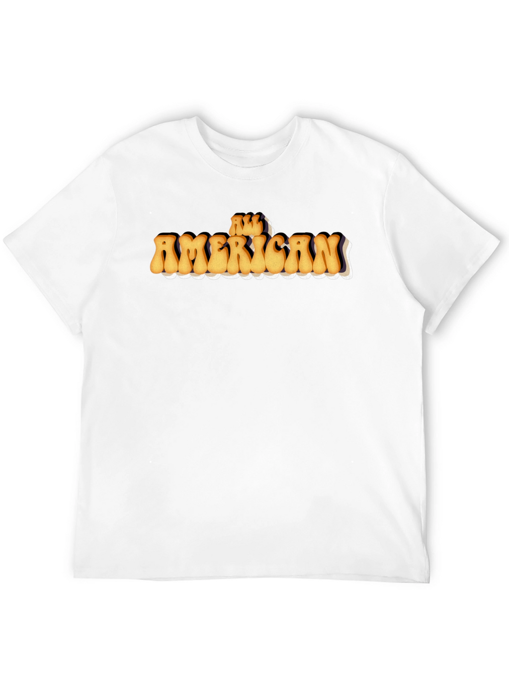 All American Retro Graphic Tee - Black
