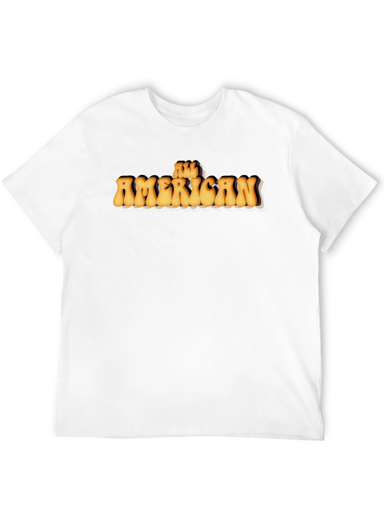 All American Retro Graphic Tee - Black