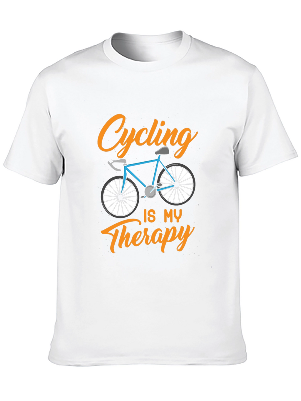 Cycling is My Therapy Graphic T-Shirt