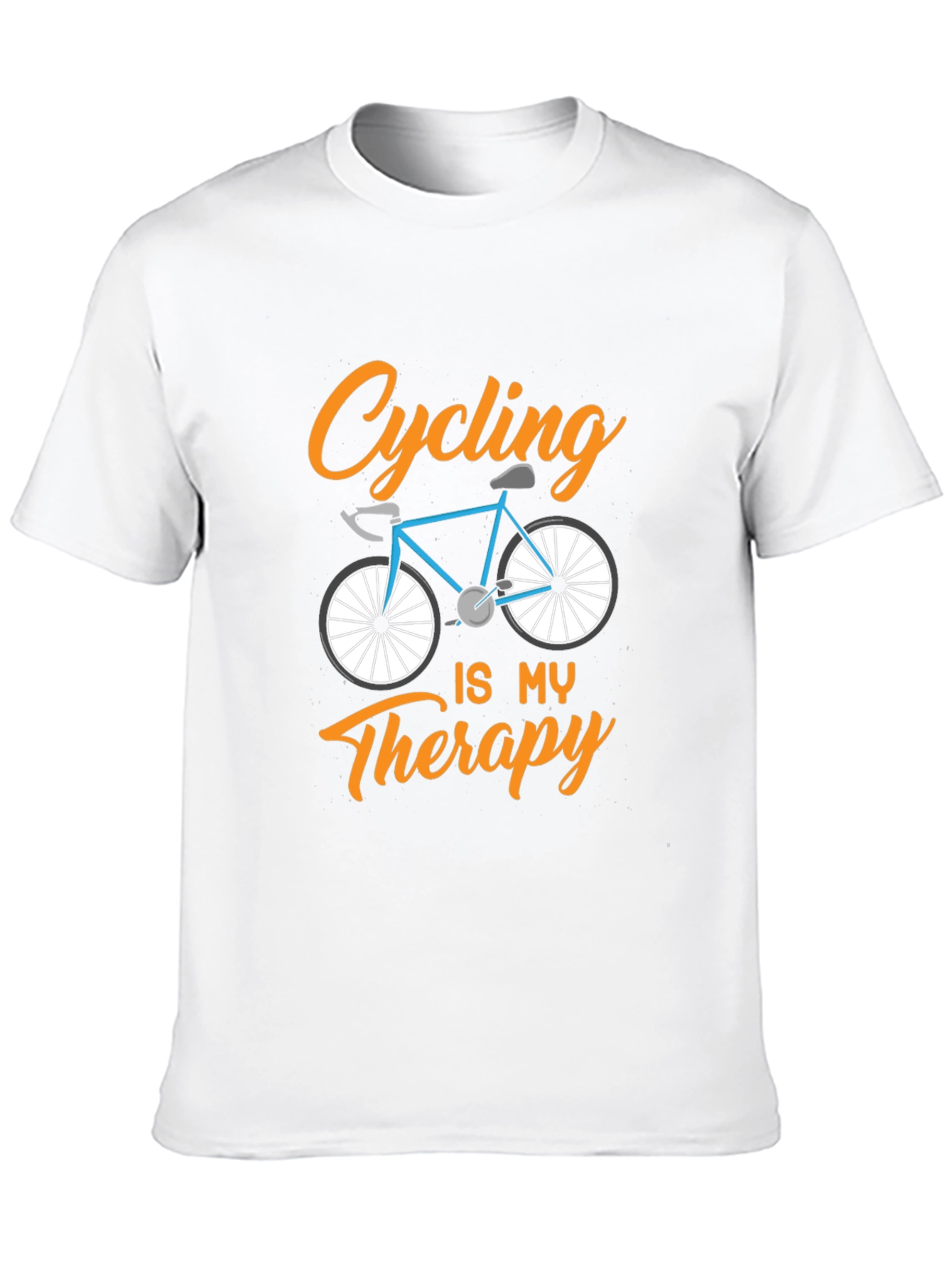 Cycling is My Therapy Graphic T-Shirt