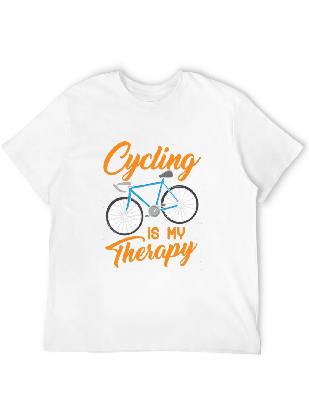 Cycling is My Therapy Graphic T-Shirt