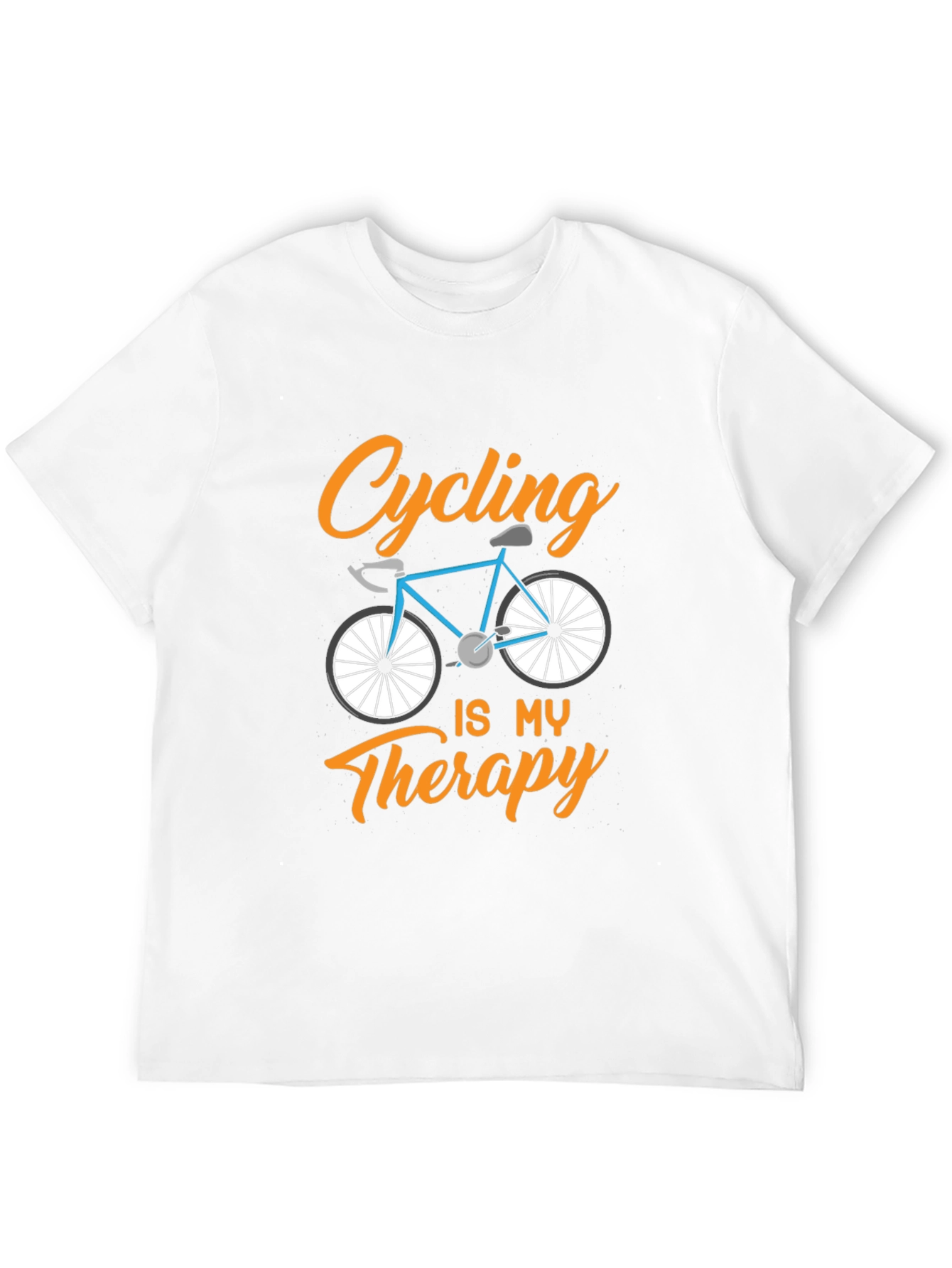 Cycling is My Therapy Graphic T-Shirt