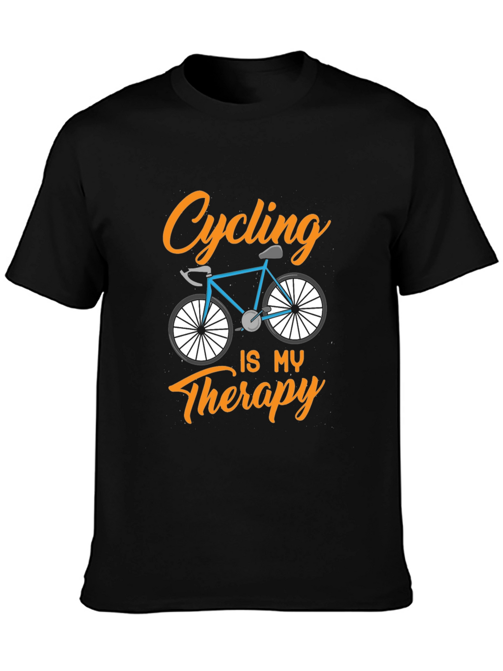 Cycling is My Therapy Graphic T-Shirt