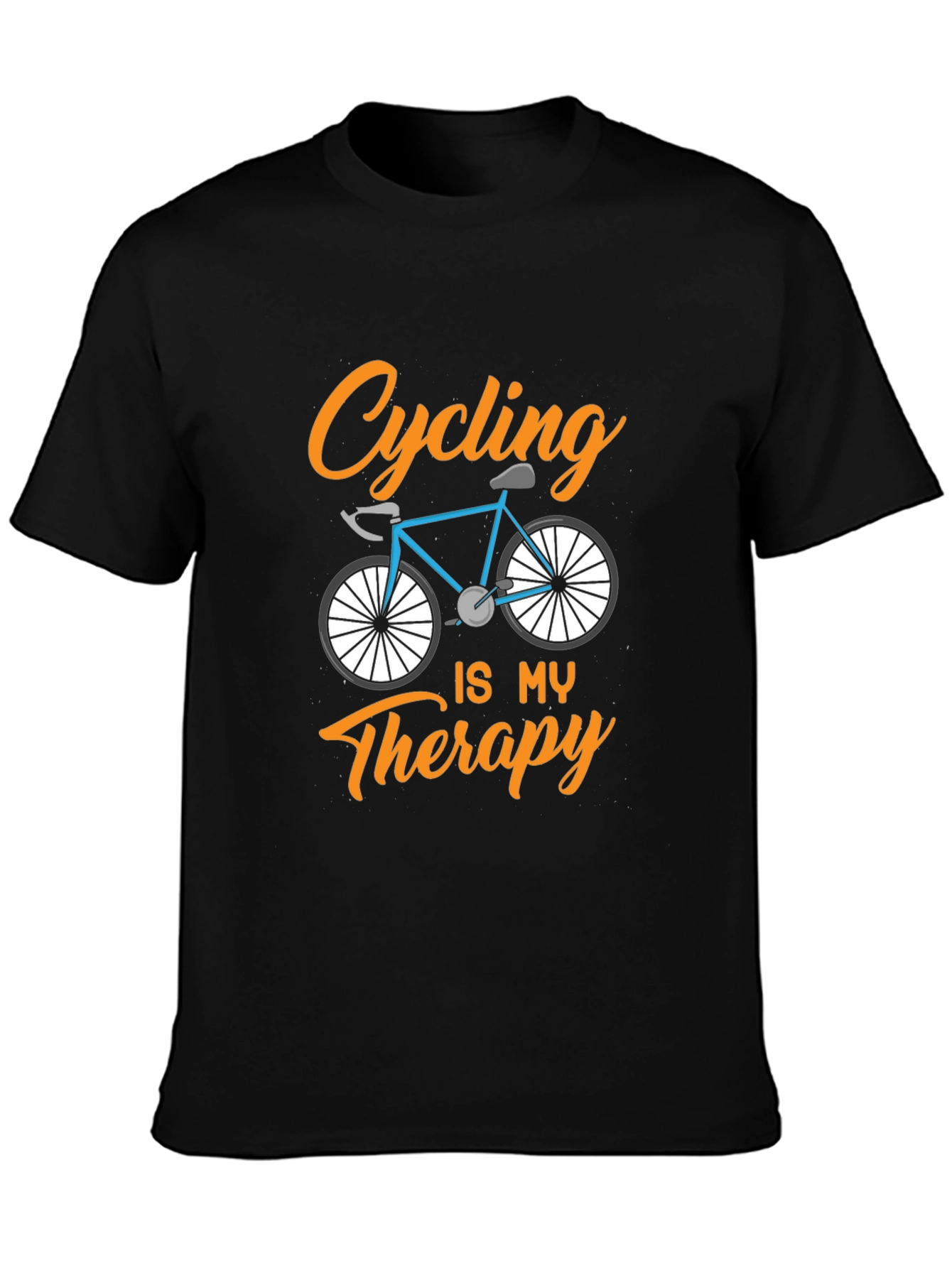 Cycling is My Therapy Graphic T-Shirt