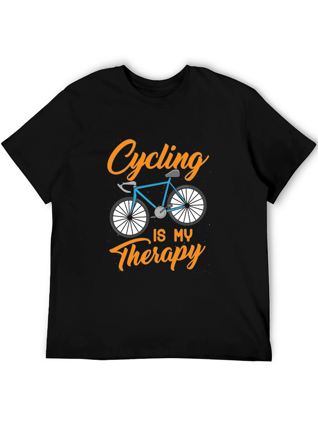Cycling is My Therapy Graphic T-Shirt