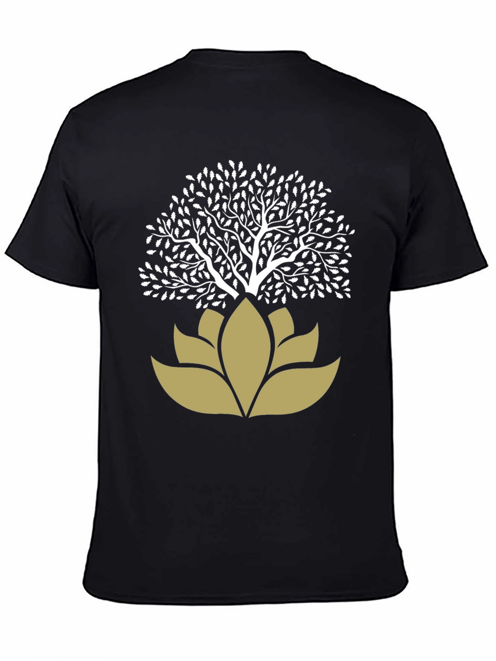 Tree of Life Lotus T-Shirt - Black