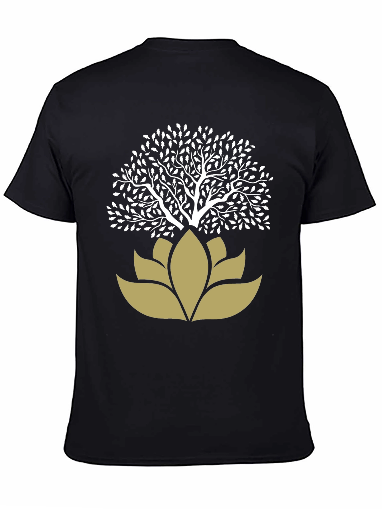 Tree of Life Lotus T-Shirt - Black