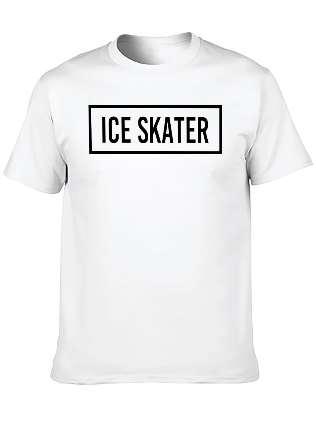 Ice Skater Graphic Black T-Shirt