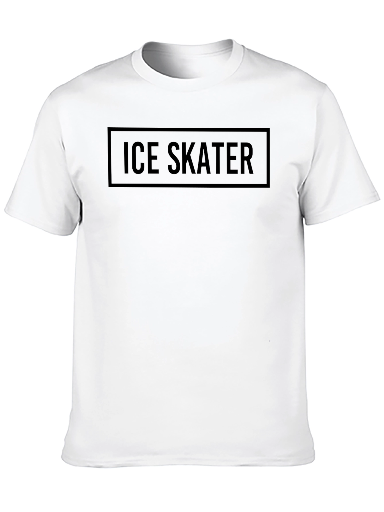 Ice Skater Graphic Black T-Shirt