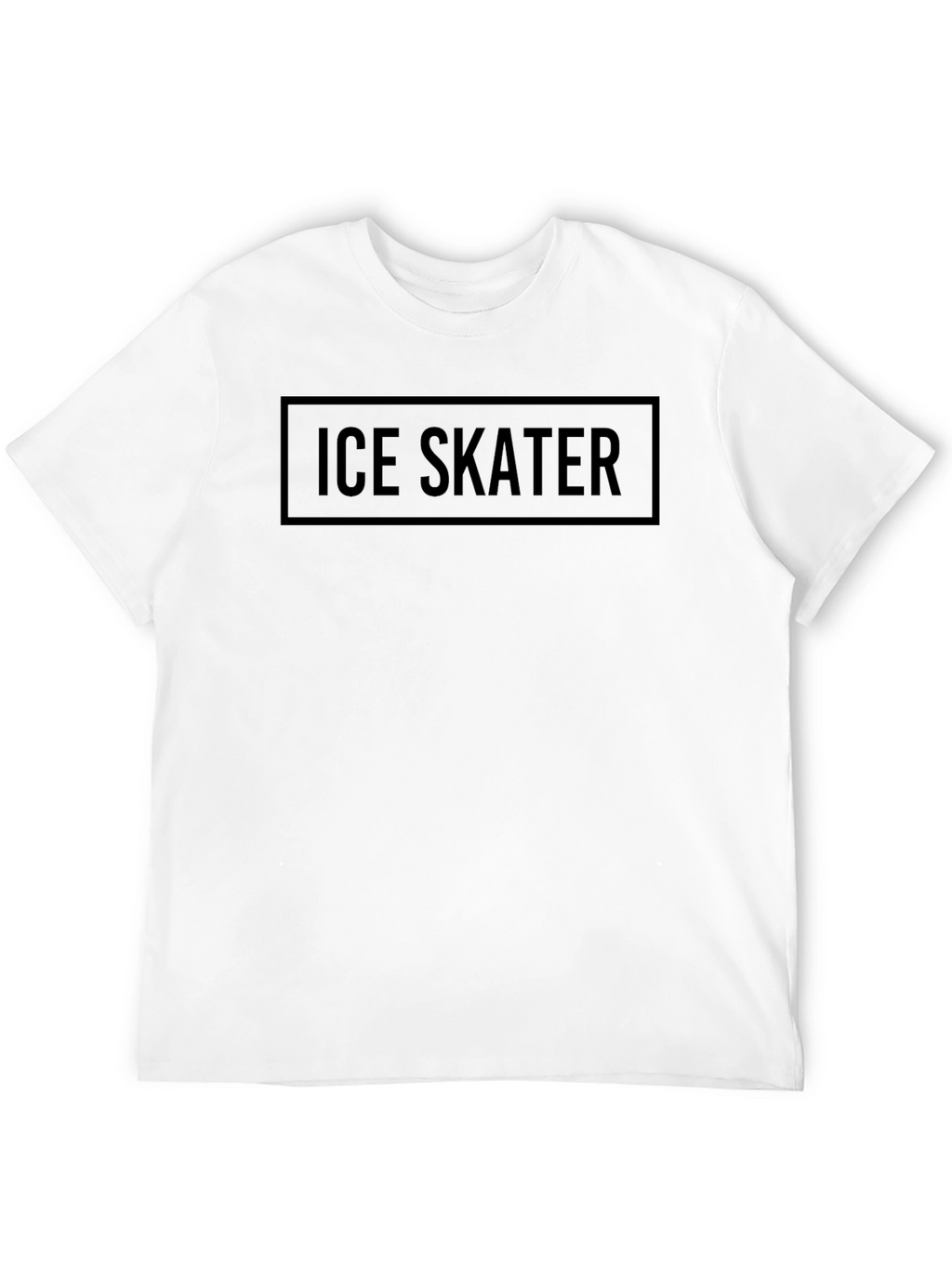 Ice Skater Graphic Black T-Shirt