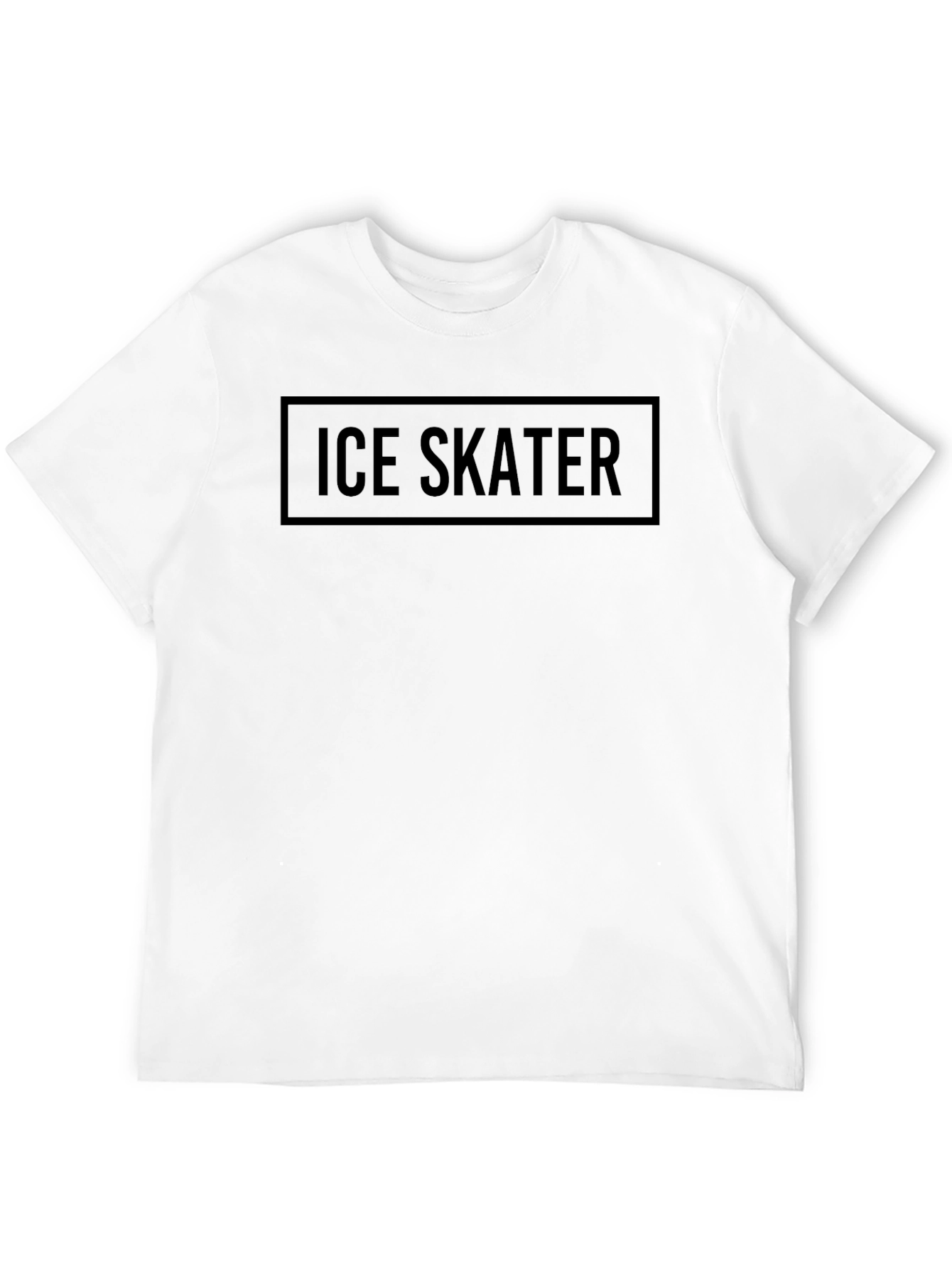 Ice Skater Graphic Black T-Shirt