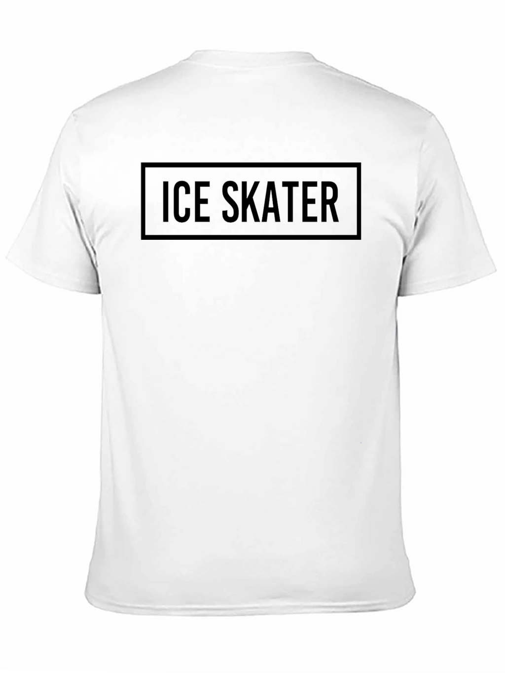 Ice Skater Graphic Black T-Shirt
