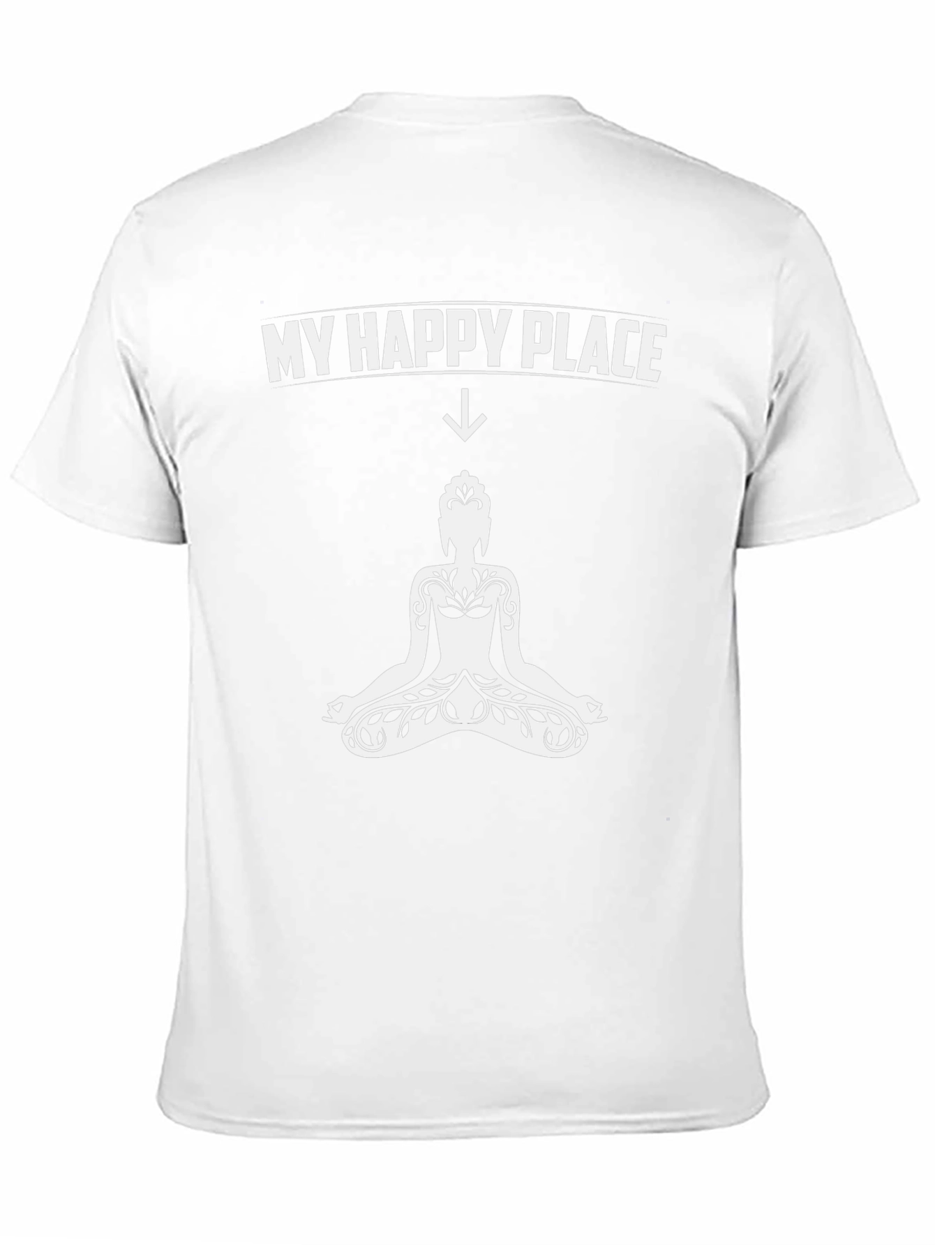 My Happy Place Buddha Graphic T-Shirt