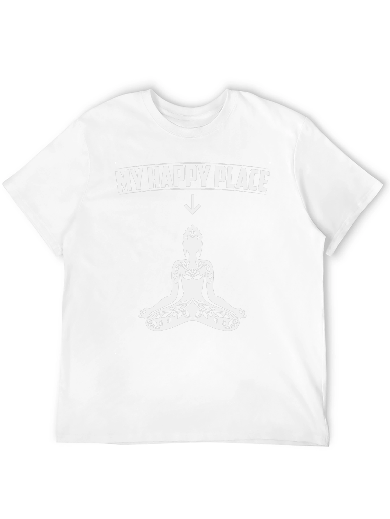 My Happy Place Buddha Graphic T-Shirt