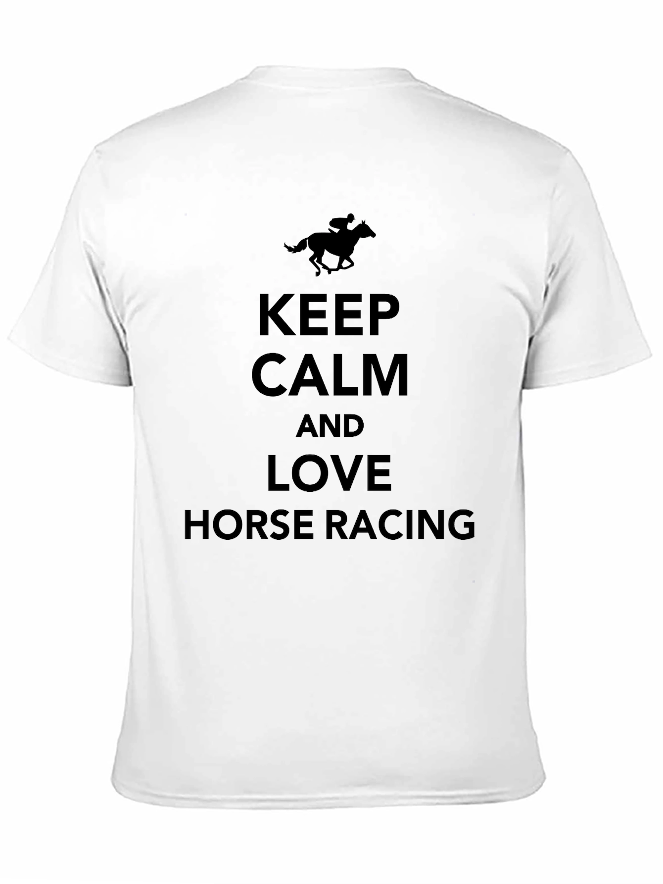 Keep Calm and Love Horse Racing Tee