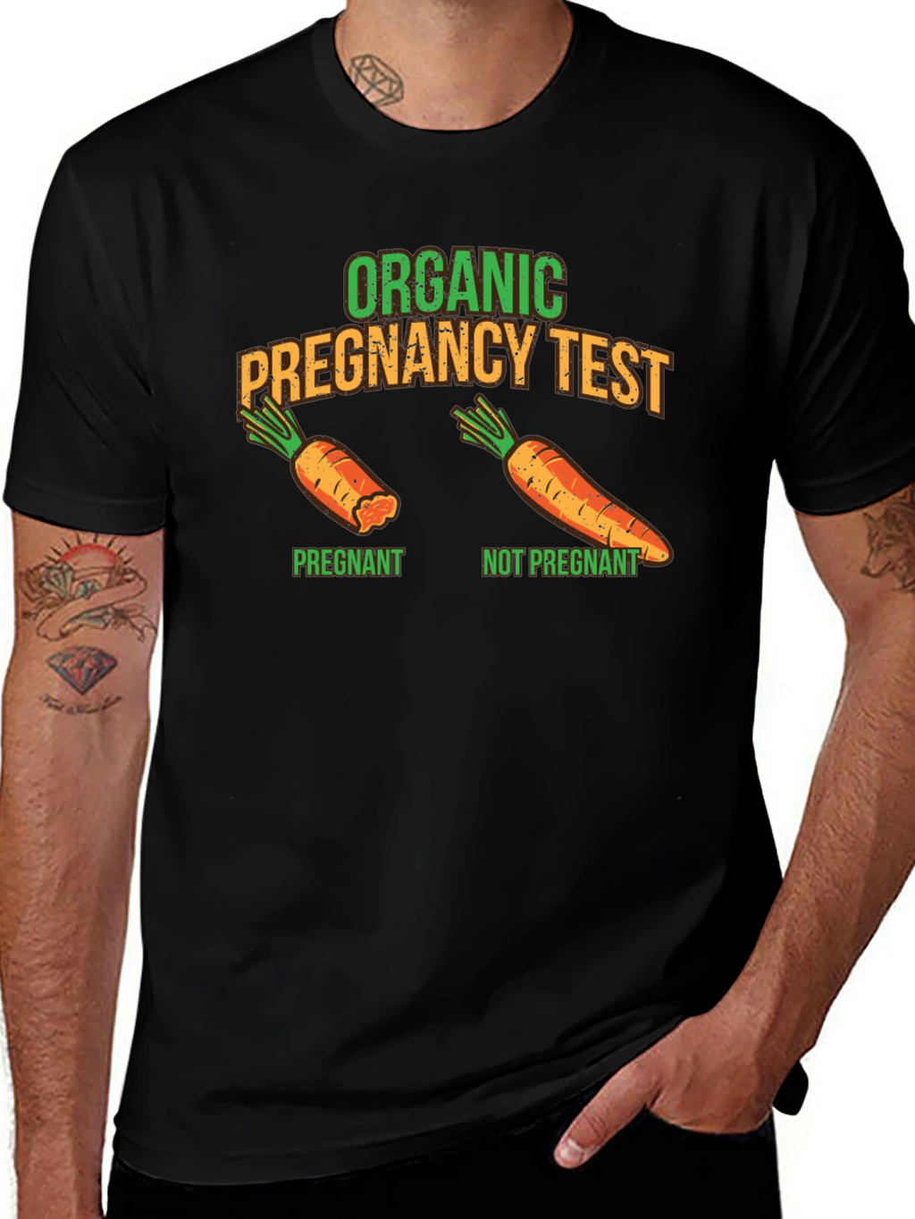 Funny Organic Pregnancy Test T-Shirt