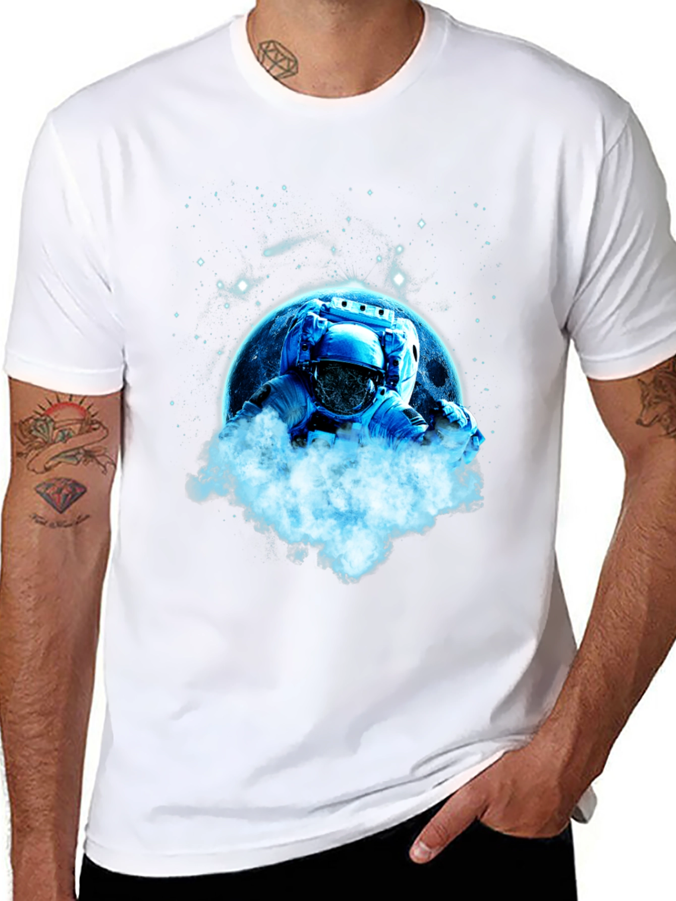 Astronaut in Space T-Shirt