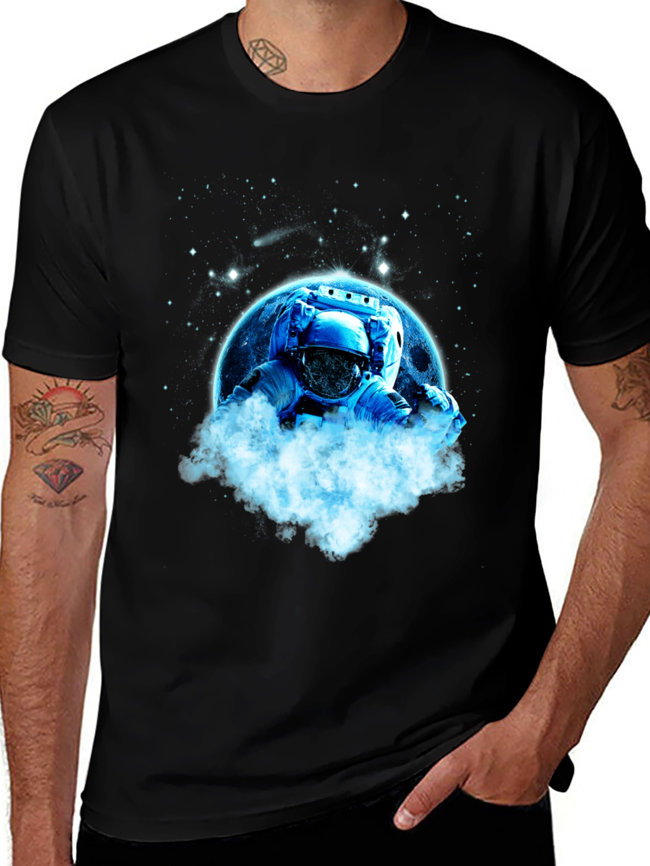 Astronaut in Space T-Shirt