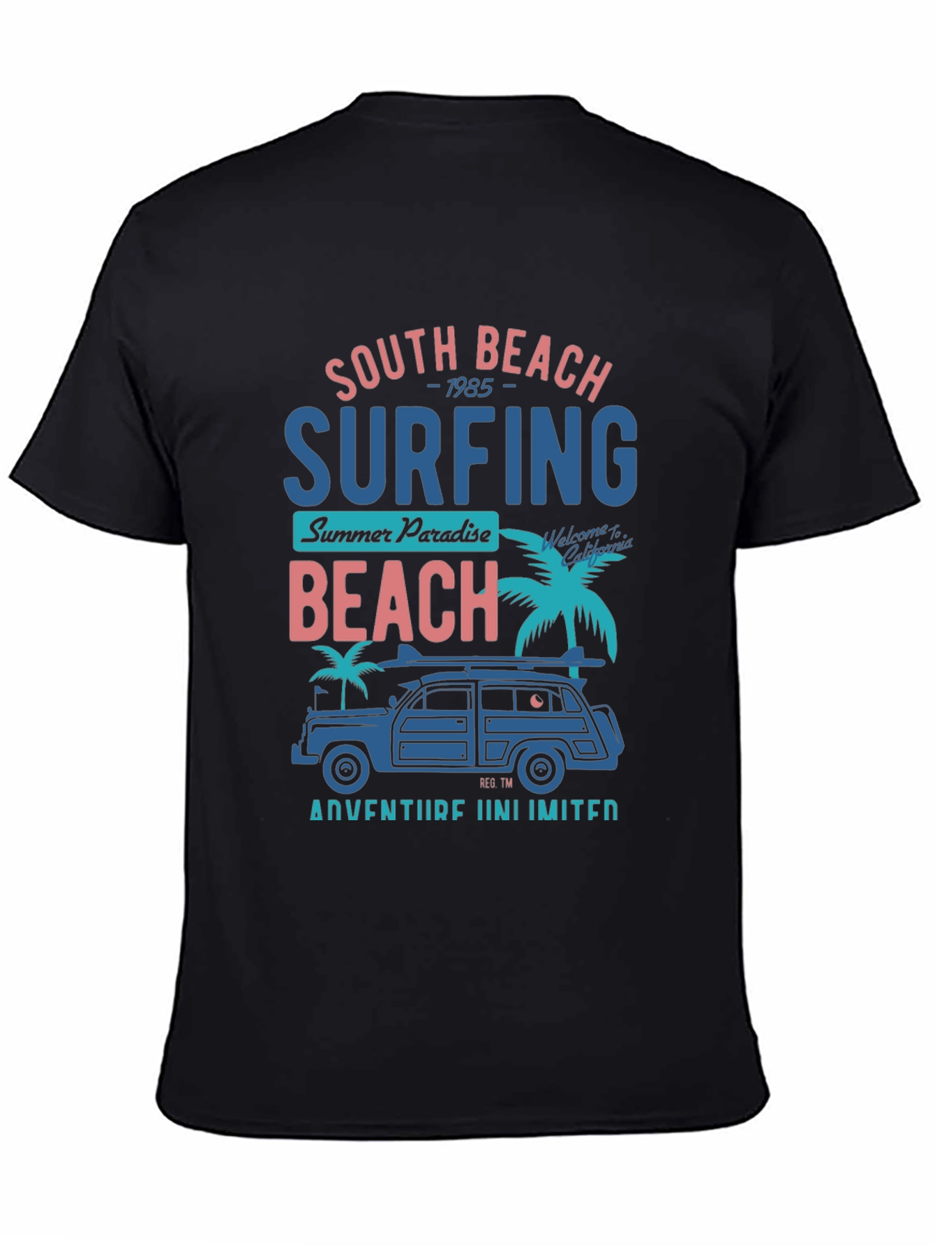 South Beach Surfing T-Shirt - Adventure Unlimited