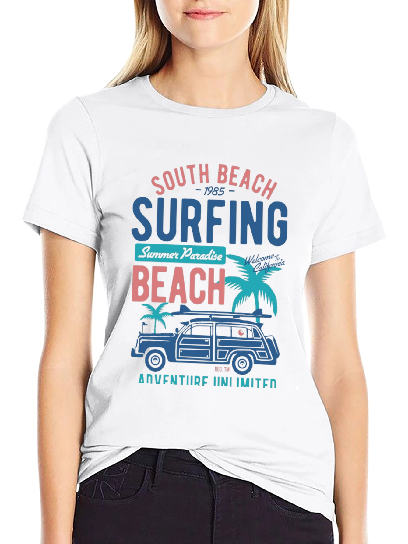 South Beach Surfing T-Shirt - Adventure Unlimited