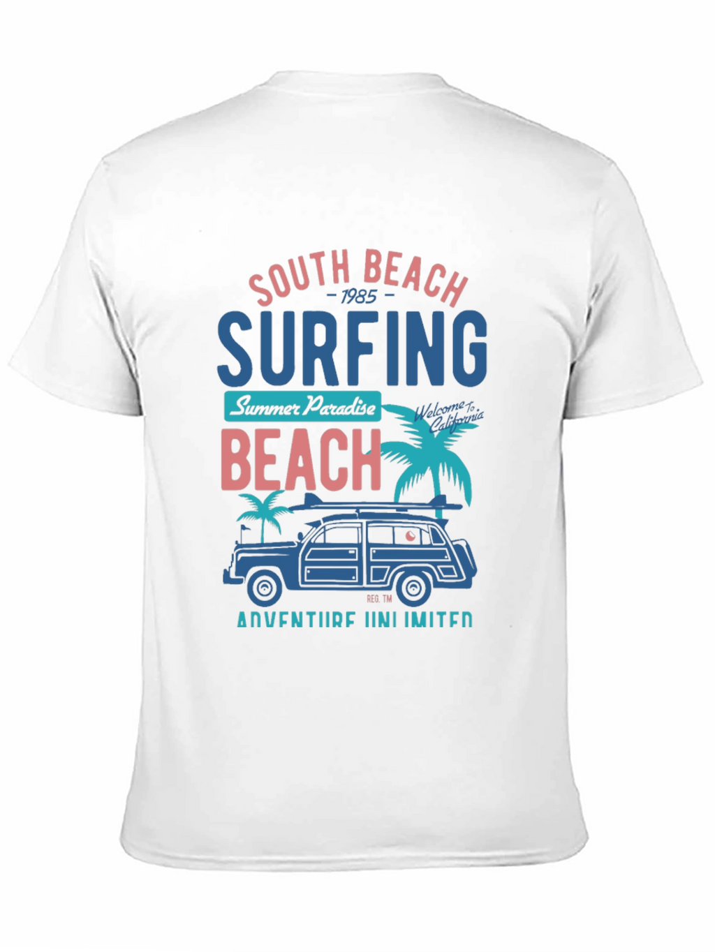 South Beach Surfing T-Shirt - Adventure Unlimited