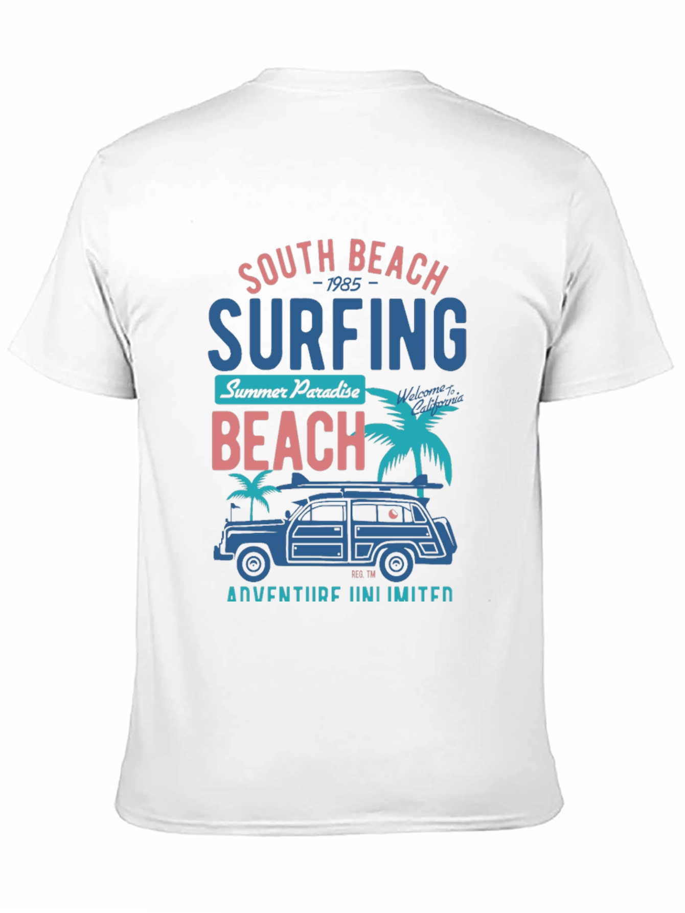 South Beach Surfing T-Shirt - Adventure Unlimited