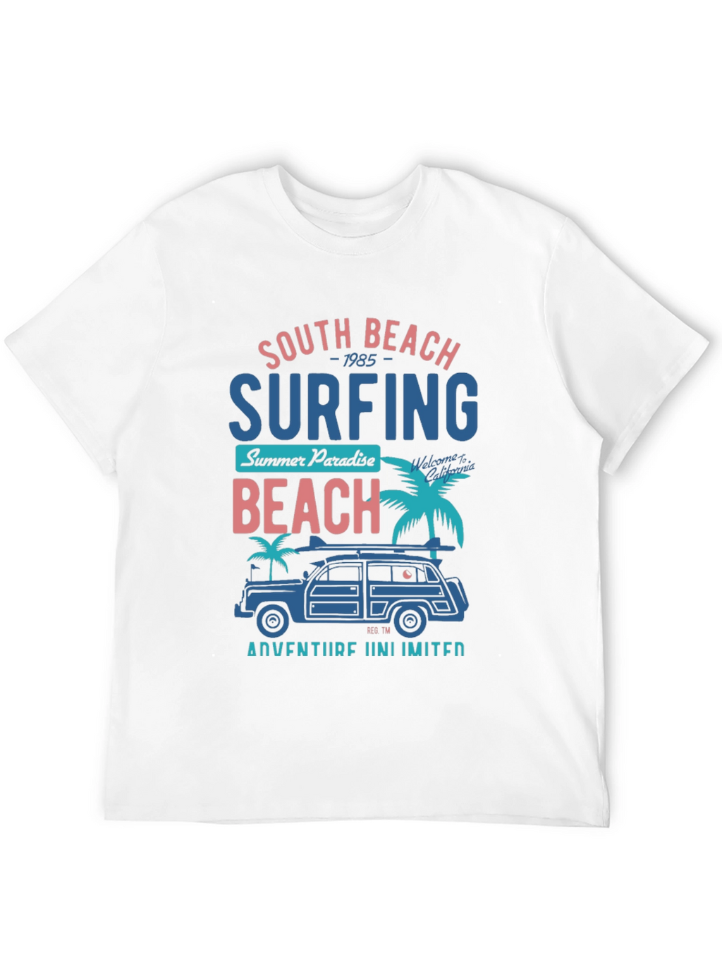 South Beach Surfing T-Shirt - Adventure Unlimited