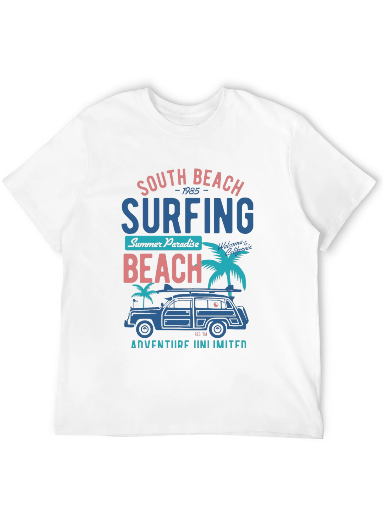South Beach Surfing T-Shirt - Adventure Unlimited