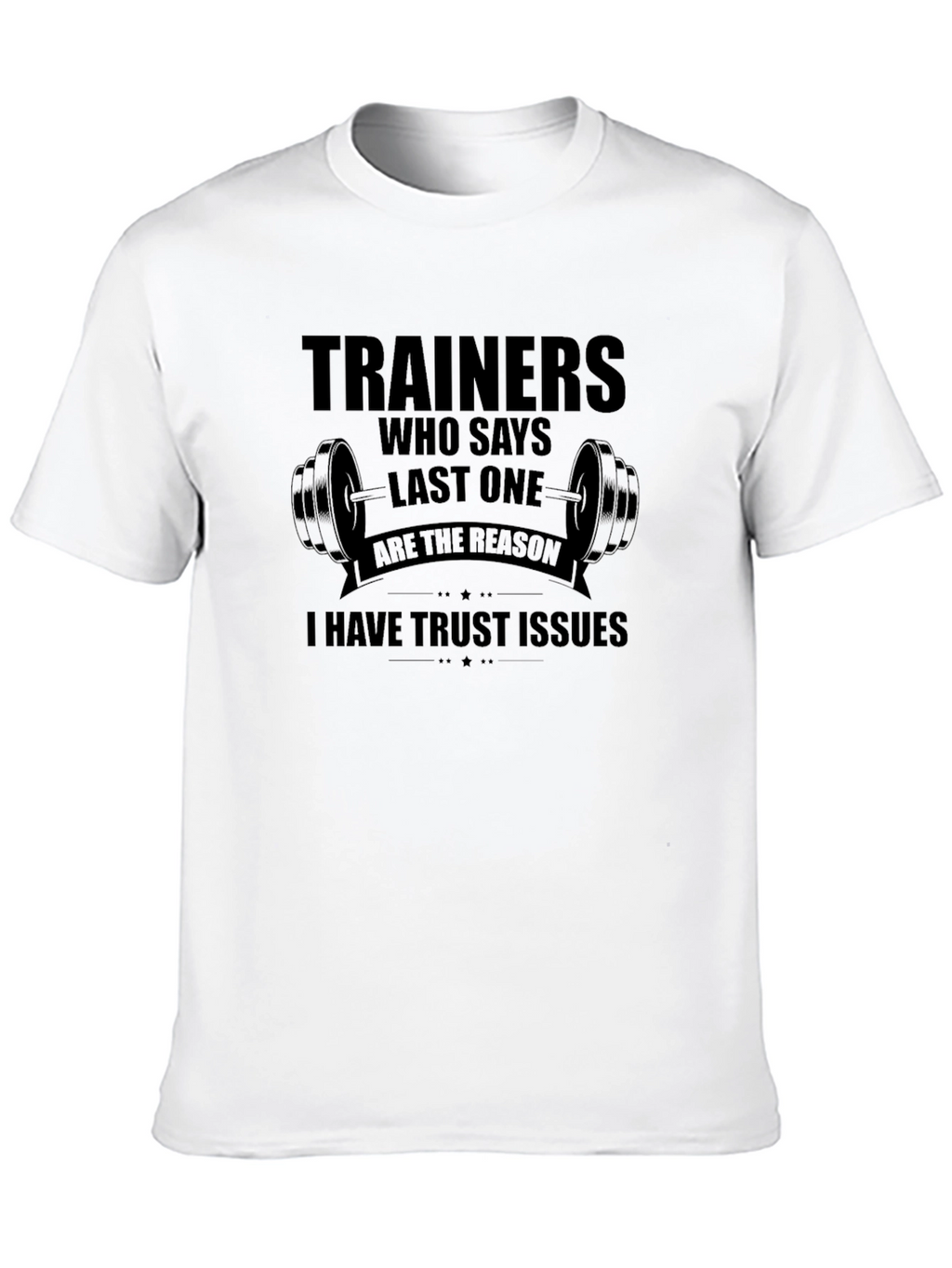 Trainers Trust Issues Graphic Tee - Black