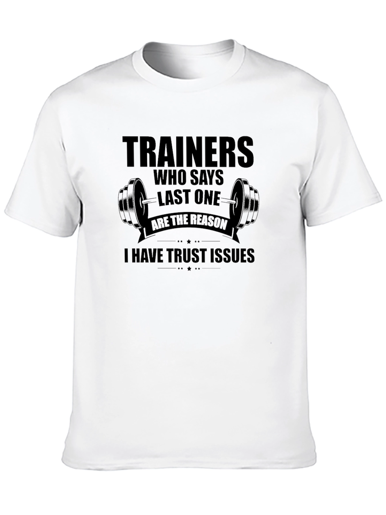 Trainers Trust Issues Graphic Tee - Black